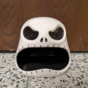 Disney Night Before Christmas Halloween Jack Skellington Ceramic Candy Bowl New